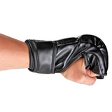 Granvela® Guantes De Boxeo, ZOOBOO Guantes De Combate MMA Entrenamiento De Boxeo Mitad de los Mitones, Muay Thai, Sparring