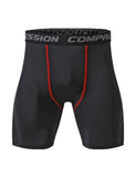 Zehui Pantalones cortos deportivos, ajustados de la aptitud de los deportes de los hombres Pantalones de camuflaje de la formación transpirable de secado rápido de la aptitud