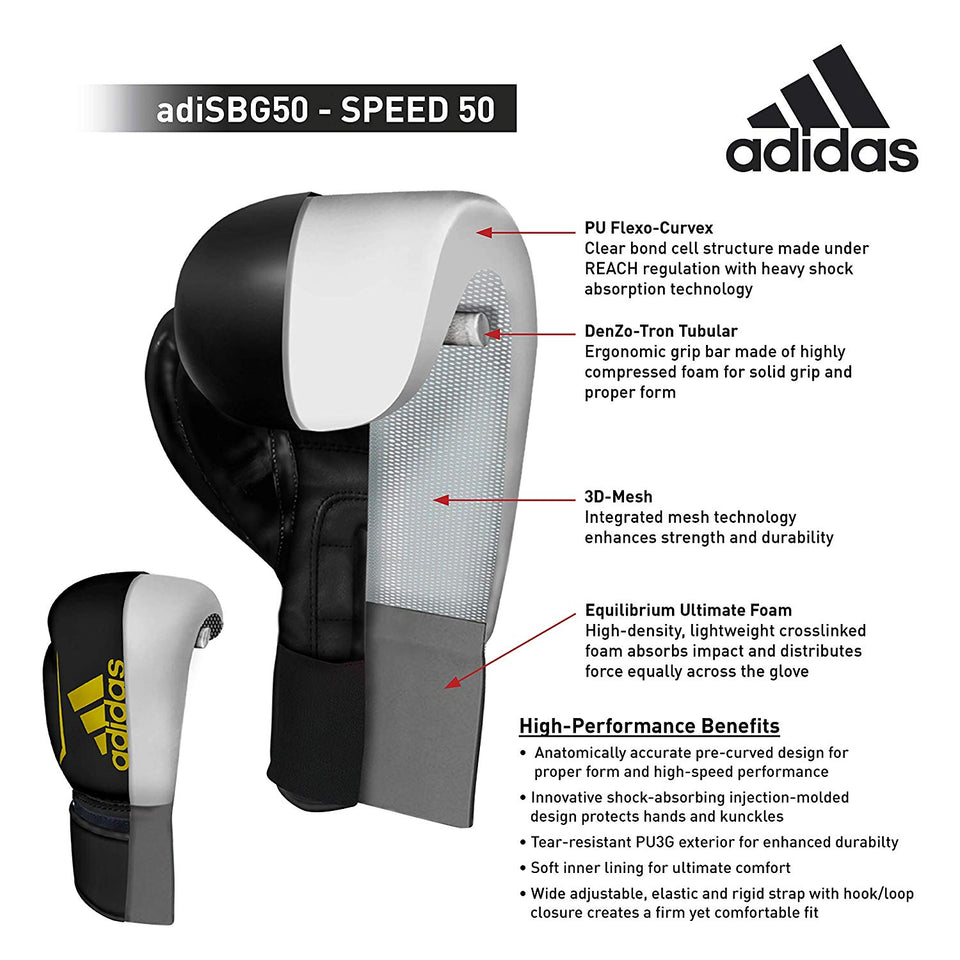 Adidas Speed 50 - Guantes de Boxeo