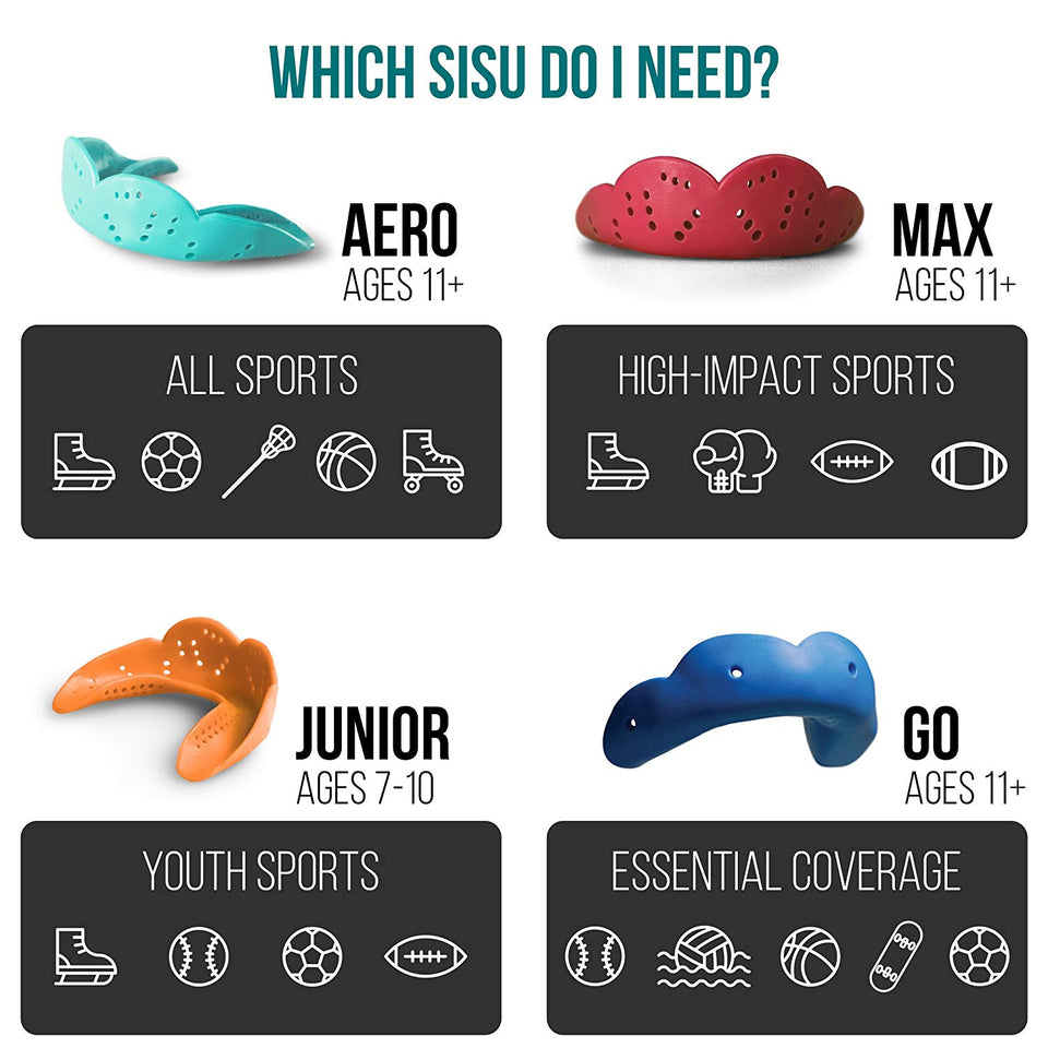 SISU Boca 1.6 nextgen Mouthguard, One Guardias Talla de Adulto